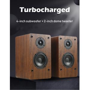 Rhythm Rechargeable Bookshelf Speakers with USB Connection and Music Function