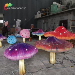 Buy cheap Highly Durable Fiberglass Animatronic Mushrooms Illuminated Animals In Theme Park from wholesalers