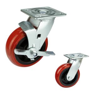 Buy cheap 300kg Loading 200mm Heavy Duty Casters With Swivel Plate from wholesalers