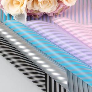 Buy cheap Plastic flower wrapping Film-HPW08 paper packing printed   transparant strips from wholesalers