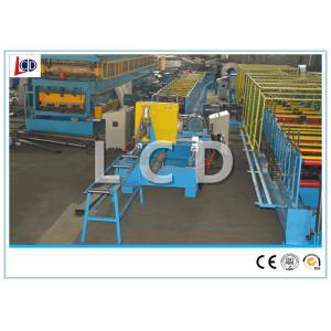 Metal Steel Pipe Cold Roll Forming Machine 10m / Min AC Motor With Lock Seam