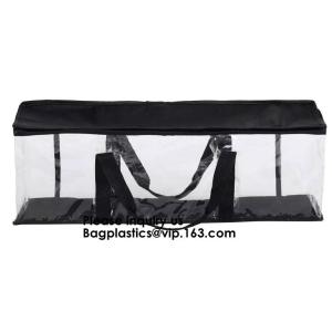 PVC Tote Bag Interior Mesh Reinforced Double-Stitched Handle Storage Bags hold