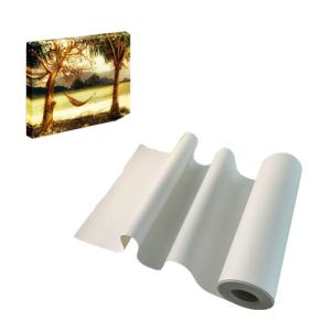 Buy cheap Water Based Inkjet Printing Polyester Canvas Rolls Matte Finish from wholesalers