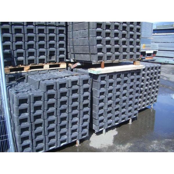 Buy cheap NO dig Temp Fence Panels Free Standing 2.1m*2.4m construction security panels mesh 45mm*120mm*4.00mm dia from wholesalers