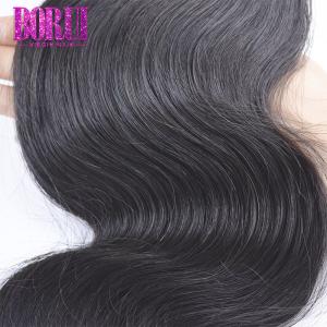 Buy cheap Unprocessed Brazilian Virgin Human Hair Body Wave With Thick Ends Cuticle Aligned BORUI from wholesalers