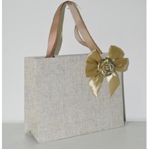 Buy cheap Custom Handmade with flower Print Laminated With Jute And With Your Own Logo And Handle from wholesalers