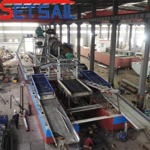 Buy cheap Total Length 24m-38m River Mining Diamond Dredger with Chain Bucket and Centrifuge from wholesalers