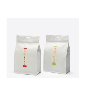 Customized kraft paper resealable food packaging bags with k