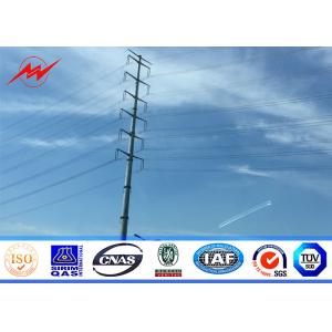 Buy cheap 132kv Octagonal Electrical Galvanized Steel Telescopic Pole AWS D1.1 For Power Line Project from wholesalers