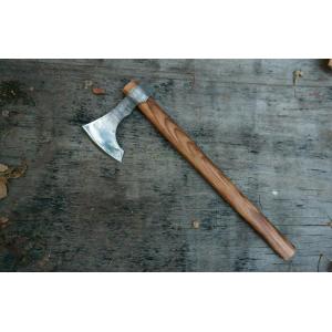 Buy cheap 460MM Length Steel Materials Viking Axe With Carbonized Color Hickory Handle And Sharp Blade from wholesalers