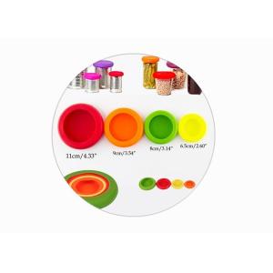 Buy cheap BPA Free Reusable Silicone Food Covers Fruit Vegetable Jars Bottles Tins Cans product