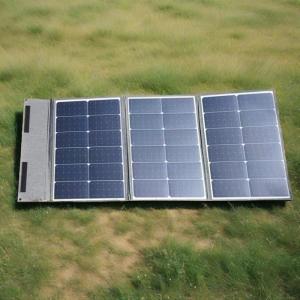 Buy cheap 105W Lightweight Foldable Mono Solar Panel 3-Fold High Polymer Material for RV product