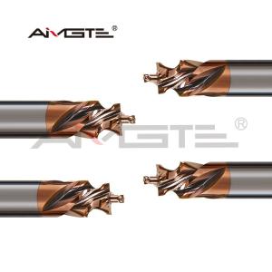 AlTiSiN Coating Tungsten Carbide End Mill 0.1mm - 12mm Carbide Form Tools For