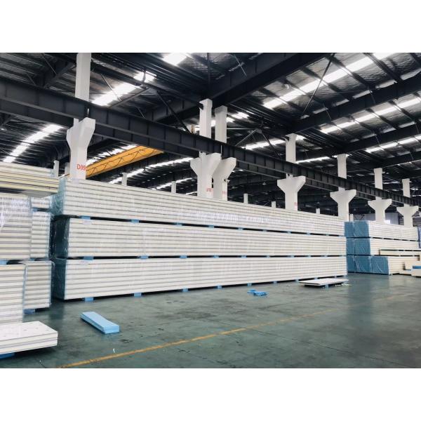 Quality 100mm Thick Cold Room Insulation PUR Sandwich Panel for sale