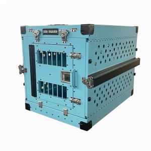 Buy cheap Custom Medium Aluminum Folding Dog Kennel Box Collpasible 30 Inch from wholesalers