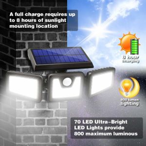 Buy cheap Solar Wall Light with 70PCS 2835LED 550 Lumen and ON/OFF Switch Button for Outdoor Wall Lighting from wholesalers