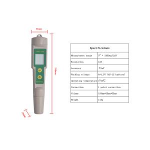 CE Waterproof LCD Resolution 1mV Digital ORP Meter