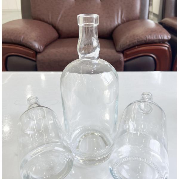 Clear Glass 750ml Bottle for Spirits Brandy Gin Rum Tequila and Vodka in Glass Products