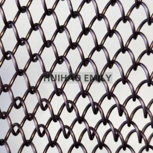 Buy cheap 0.8mmx8mm Aluminum Alloy Metal Coil Drapery Flexible Metal Mesh Curtain from wholesalers