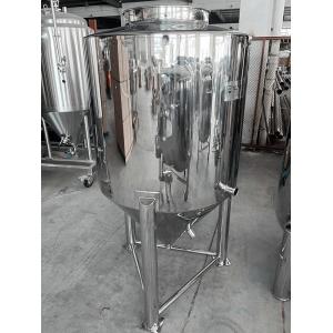 China Vertical Ss Conical Fermenter , OEM Brewing Technologies Stainless Steel Fermenter on sale