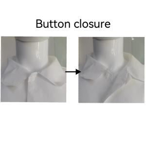 Buy cheap Nonwoven Disposable White Button Closure Lab Coat S-2XL from wholesalers
