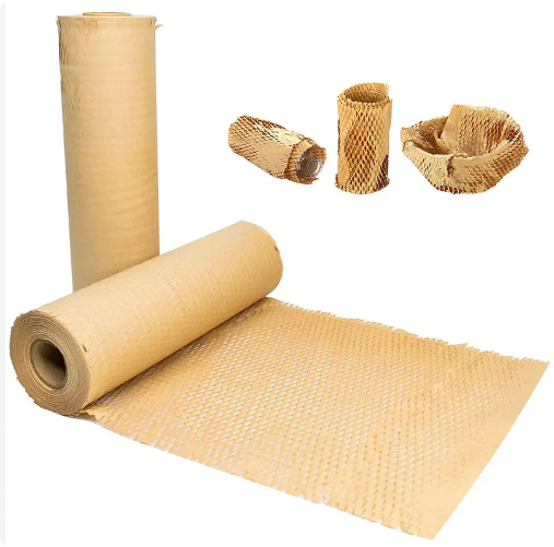 Buy cheap 50mm*100m 80gsm Honeycomb Paper Roll Compostable from wholesalers