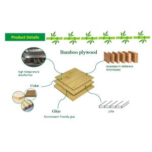 Buy cheap Modern Carbonised Vertical Grain Bamboo Plywood Material ODM from wholesalers