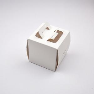 Buy cheap artpaper foldable clear window 8x8x4" 4x4x4" 8x4x4" Cake Box from wholesalers