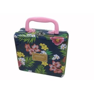 Buy cheap Kids Rectangular Tin Containers With Portable Handle product