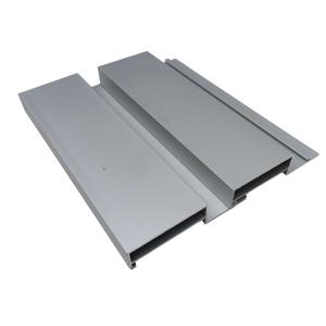 Buy cheap Matte Anodized Silver Aluminum Slatwall Exhibition Wall Extruded Aluminium Profiles from wholesalers
