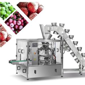 Frozen Food Fruit Multihead Weigher Packing Machine SUS 304