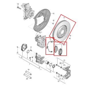 Buy cheap For Bentley Bentayga Front & Rear Brake Pads With Rotors Set OEM 4M0698451T 4M0615601K 4M0615121P 4M0698451C 4M0615601N 4M0698151AE 4M0615121R 4M0615301AJ from wholesalers
