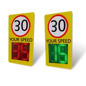 Buy cheap 150M Detection Solar LED Radar Speed Sign with Wireless Communication from wholesalers
