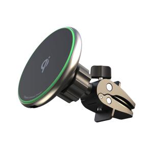 Buy cheap Rotation Magnetic Car Mount Phone Holder Wireless Charging Cradle 9V 1.12A from wholesalers