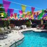 Buy cheap Custom Flags 68D/100D Polyester Custom Mini Triangle String Flags from wholesalers