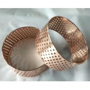 Flange Wrapped Bronze Bearings Plain Bushes WB802WF Series CuSn8P