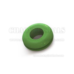 Buy cheap Green Silicone Rubber Grommet Seal Propanol Ethyl Carbinol Nitrobenzene Resistance from wholesalers
