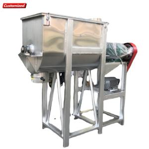 Horizontal Animal Feed Crusher Machine Chemicals Processed Commercial Powder