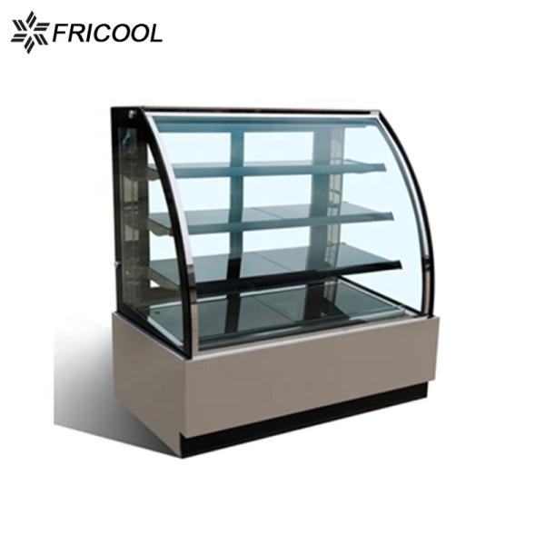 Quality Stainless Steel 304 Refrigerated Deli Case Bakery Display 400L for sale
