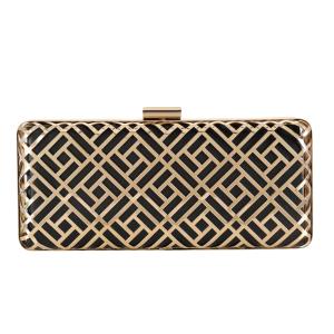 Buy cheap Geometric Patterns Long Minaudiere Clutch Frame 200g from wholesalers