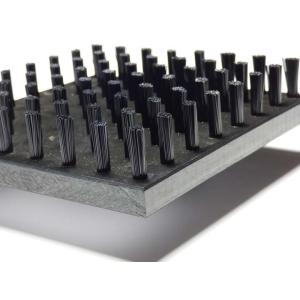 Buy cheap Dustproof Panel Lath Brushes For CNC Deburring HDPE base from wholesalers
