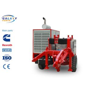 Buy cheap Red Color Power Line Stringing Equipment Max Intermittent Pull 220kN Hydraulic Pulley from wholesalers