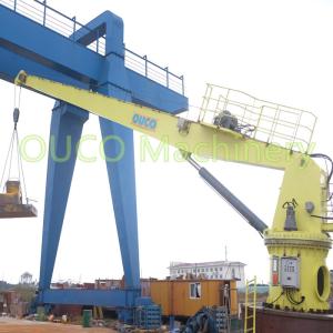 Buy cheap Fixed Marine Small Lifting Straight Boom Crane With Reliable Components from wholesalers