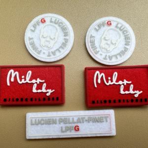 Buy cheap Nylon Flocked Silk-Screen Label (Black, Apparel Use) from wholesalers