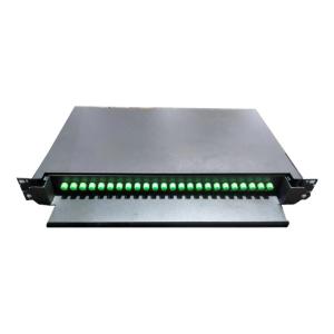 Buy cheap 24C FC APC Fiber Count Optical Patch Panel For G652D / G657A1 Fiber from wholesalers