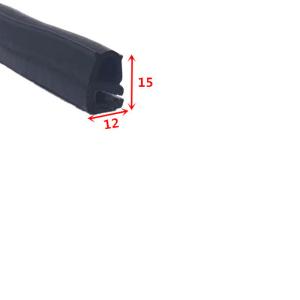 EPDM Pinchweld Side Seal Strip With Sponge Bulb Rubber Edge Protection Cutting