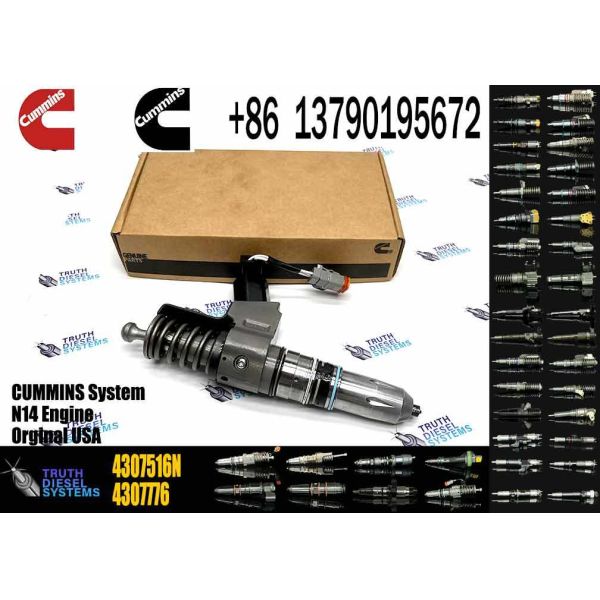 Quality New Construction Machinery Fuel Injector Parts for CUMMINS Diesel Engine Compatible Models N14 4307516N 3411767T 3407776 3087807 for sale