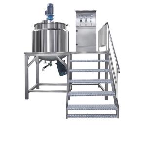 Buy cheap Digital Weighing System Vacuum Emulsifier PLC Controlled Mixing Emulsifier from wholesalers