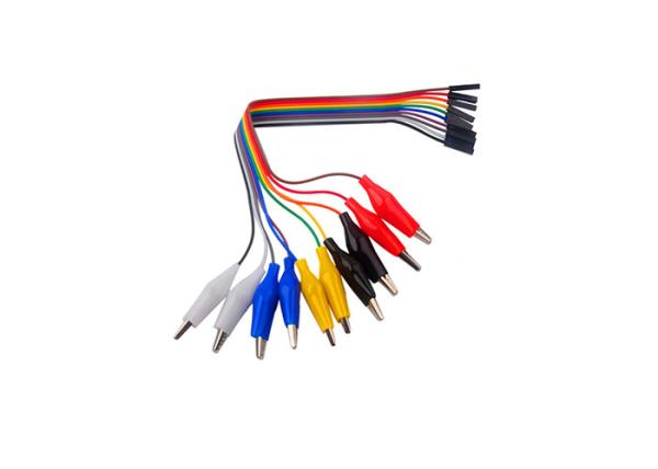 Buy cheap Electric Test Lead 20cm 10pin Electrical Jumper Wire Female With Crocodile Clip from wholesalers