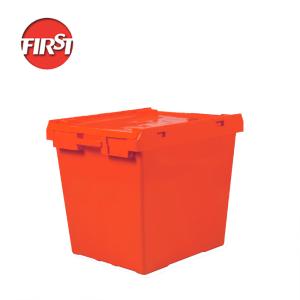 Buy cheap Solid Box 171L PP Nesting Storage Attached Lid Plastic Turnover Crate for Organization from wholesalers